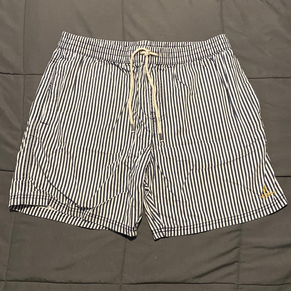 Striped swim shorts cotton on